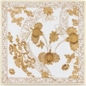 Ginori Oriente Italiano Aurum Square Serving Plate / Placemat - Set / 2